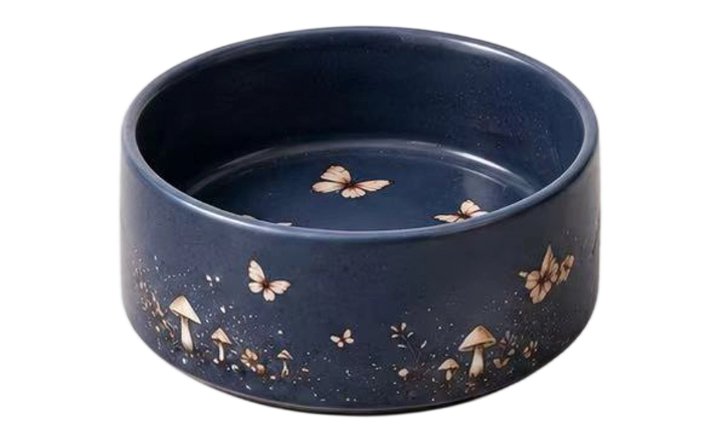 Mushroom & Butterfly Pet Bowl