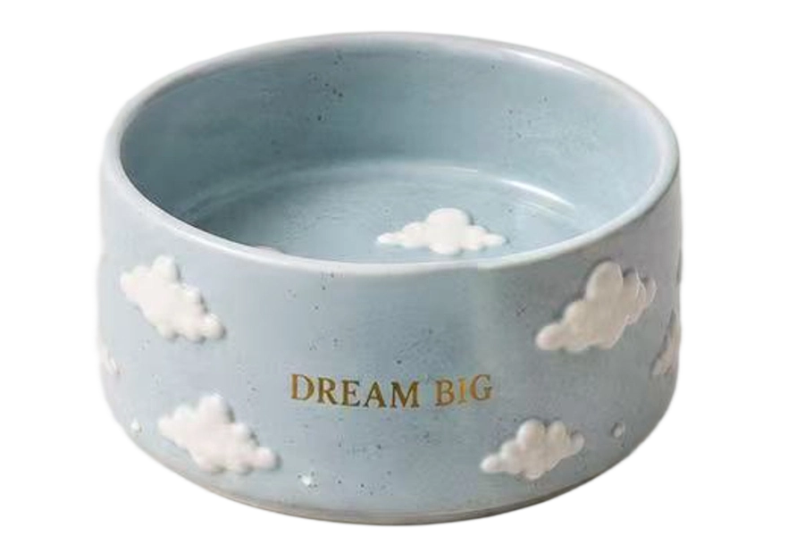 Dream Big Cloud Pet Bowl